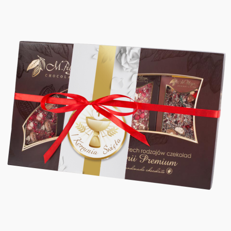 Zestaw nr 1 - czekolady z linii Premium Chocolate na I Komunię Świętą